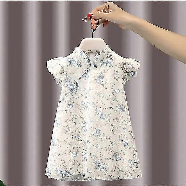 Jwlキッズドレスベビーガールズチャイナドレスチャイナドレス刺繍キッズタンスーツ子供パーティー衣装Qipaoキッズウェディングドレス