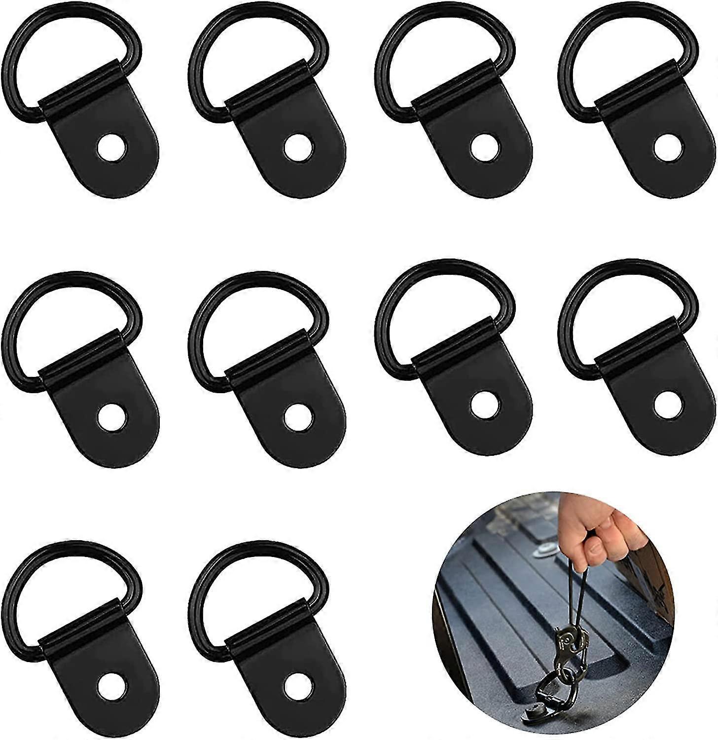 D-حلقات مرساة، حلقة جلد، مقطورة جلد حلقة، حلقة جلد، الفولاذ المقاوم للصدأ حلقة جلد، لعقبات الإطار، مقطورات، الشاحنات الثابتة، 10pcs