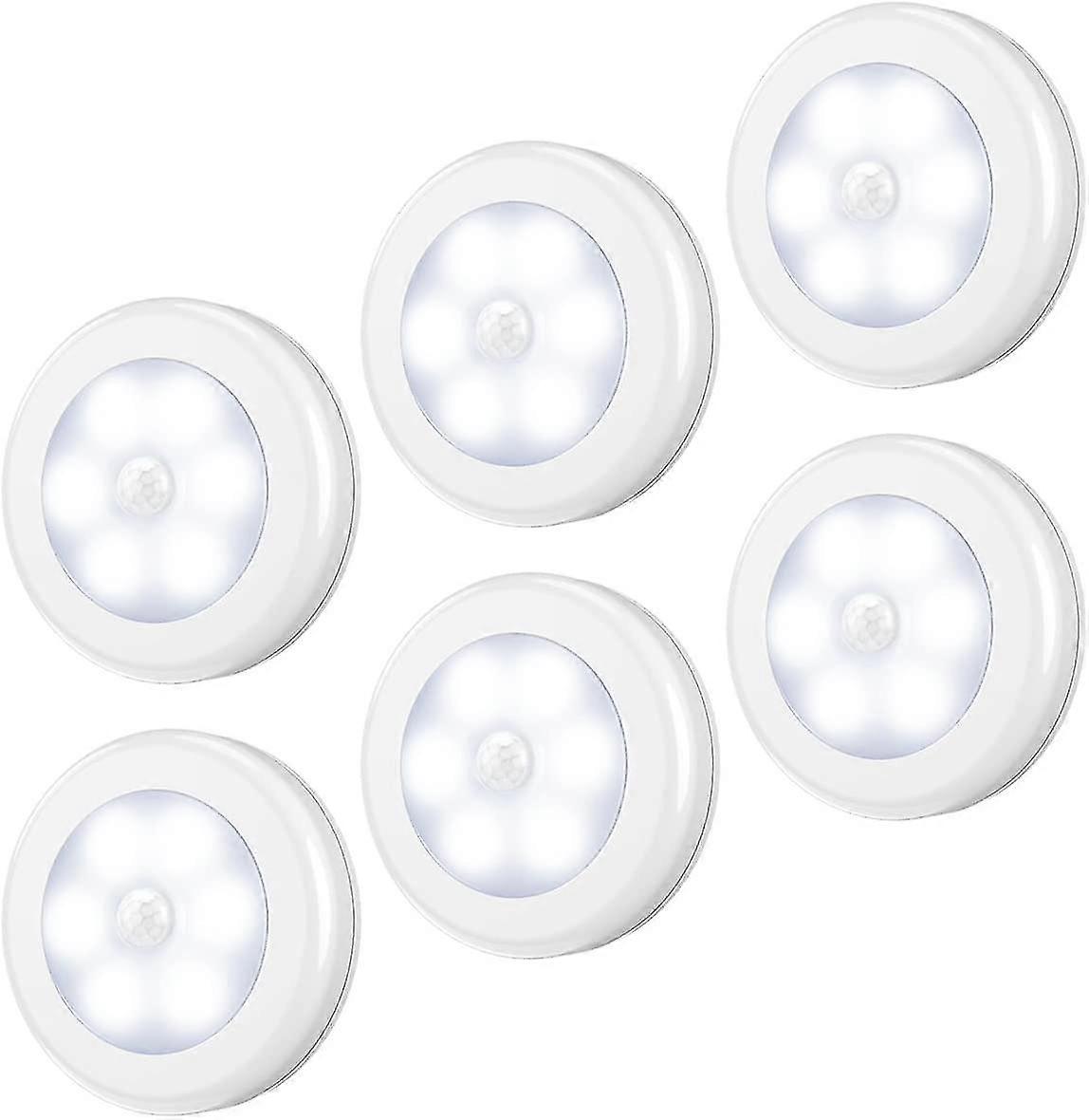 Motion Sensing Light, Led Light (white,white Light,6 Pack)