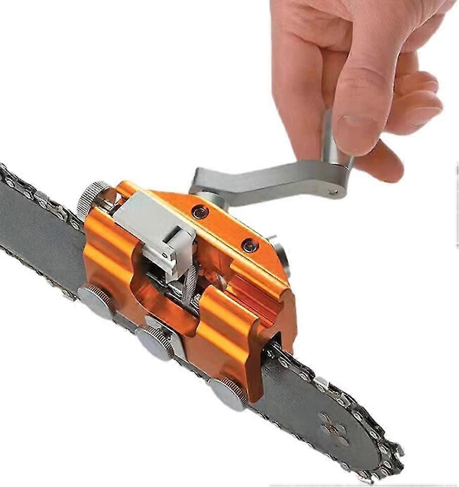 Portable Aluminum Alloy Chainsaw Chain, Sharpening Chain, Chain Sharpener, Household Manua