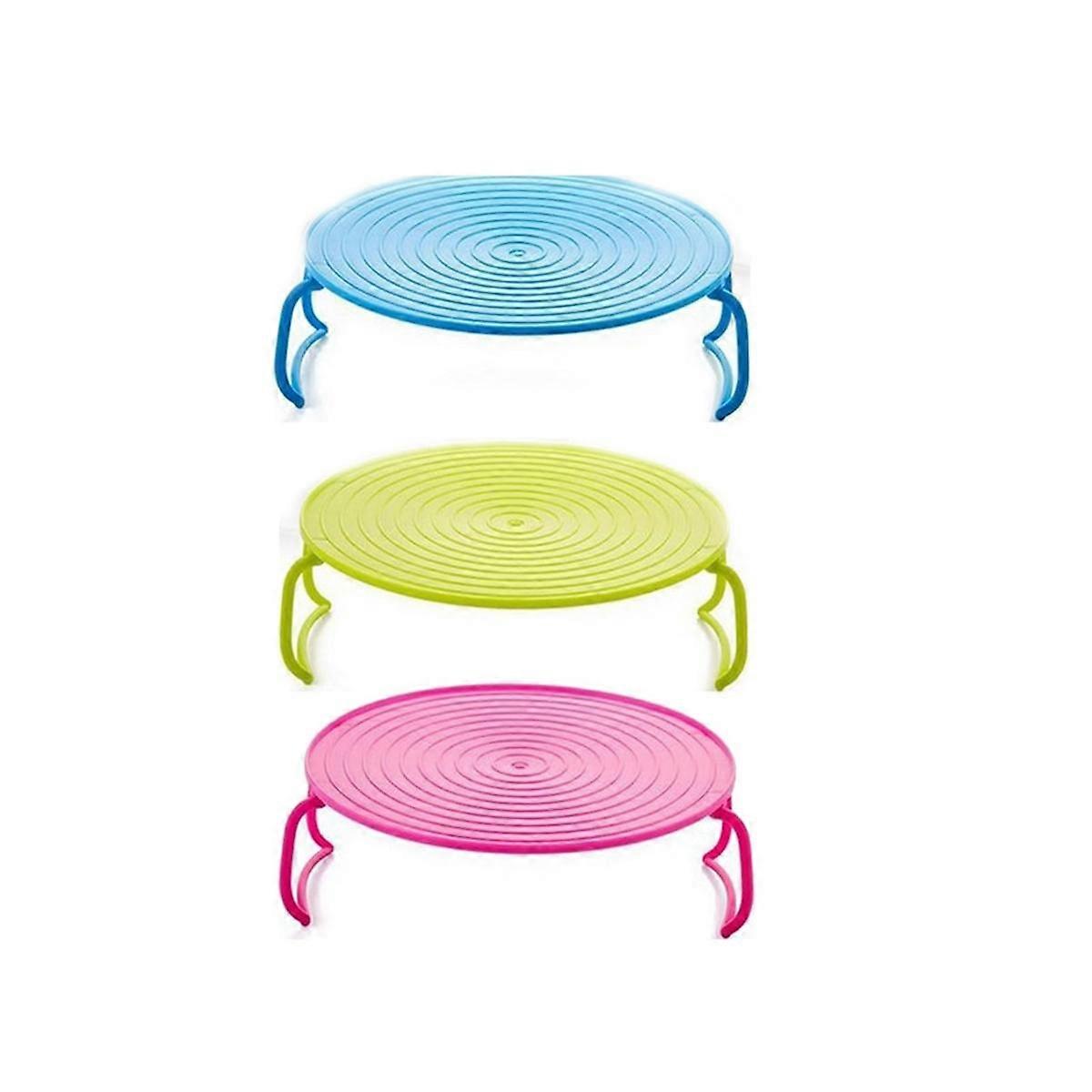 6PCS Microwave Tray,Microwave Folding Tray with Handles,Microwave Heating Layered Tray with Foldabl