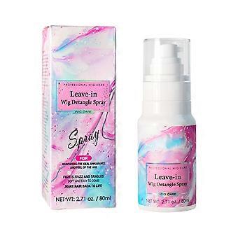 Hair Care Soft Wig Spray Repair Hair Dry, Rough, Fluffy, Not Easy To Knot, Wash Wig Care Spray 80ML