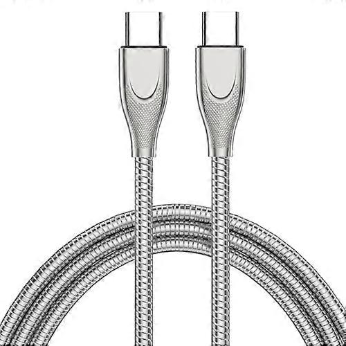 ADC-009 USB-C / Type-C to USB-C / Type-C Zinc Alloy Hose Fast Charging Data Cable