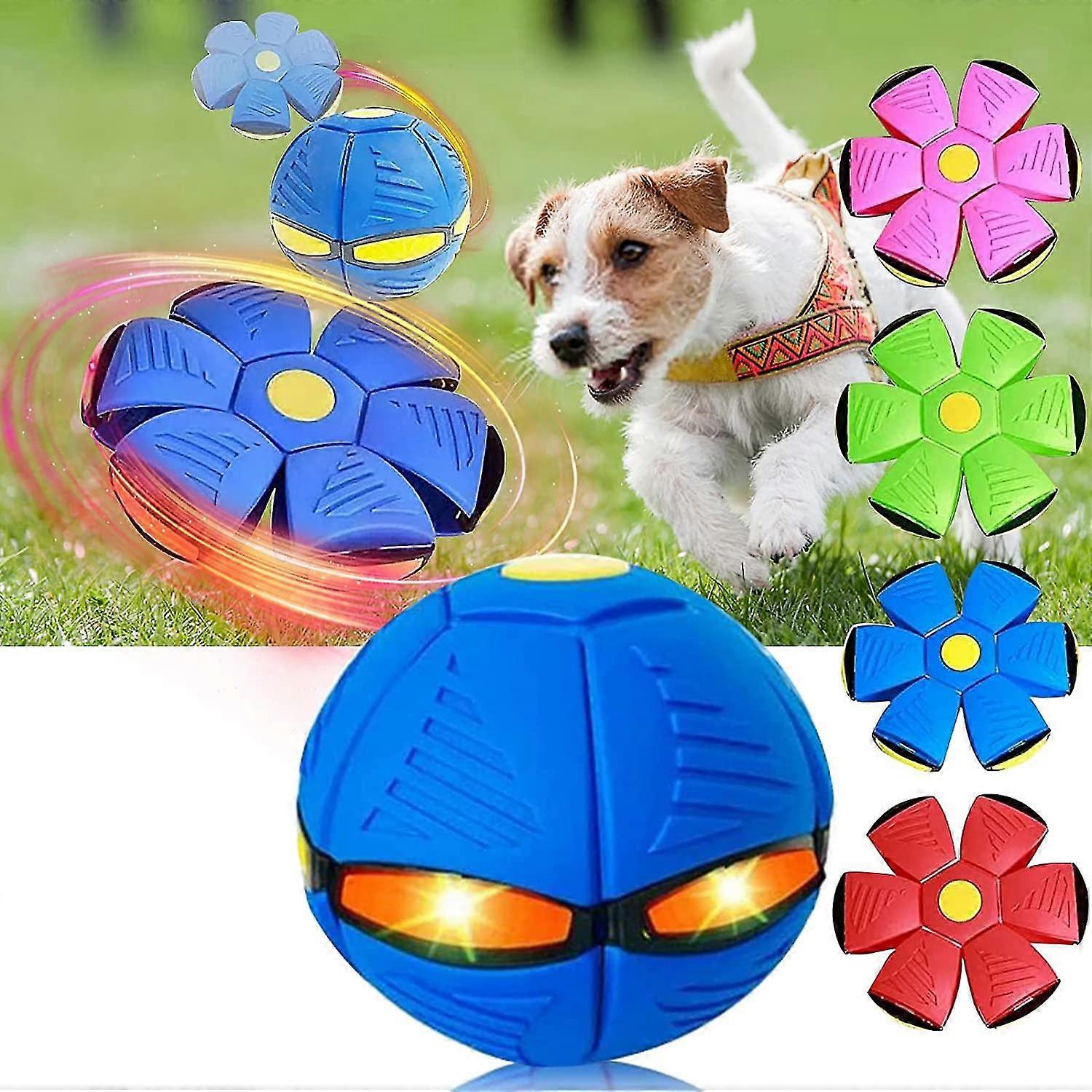 2023 New Pet Toy Saucer Ball, Saucer Ball Dog Toy, Pet Toy Saucer, With 6 Led