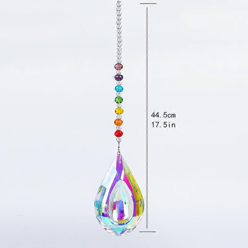 Iridescent Crystal Pendant Hanging Type for Indoor Window Hanging Garden Decoration New