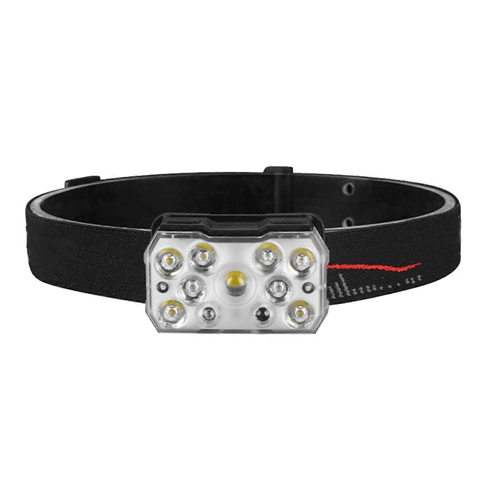 45 Degree Adjustable Headlamp Type-C Fast Charging Light for Fishing Hiking Camping