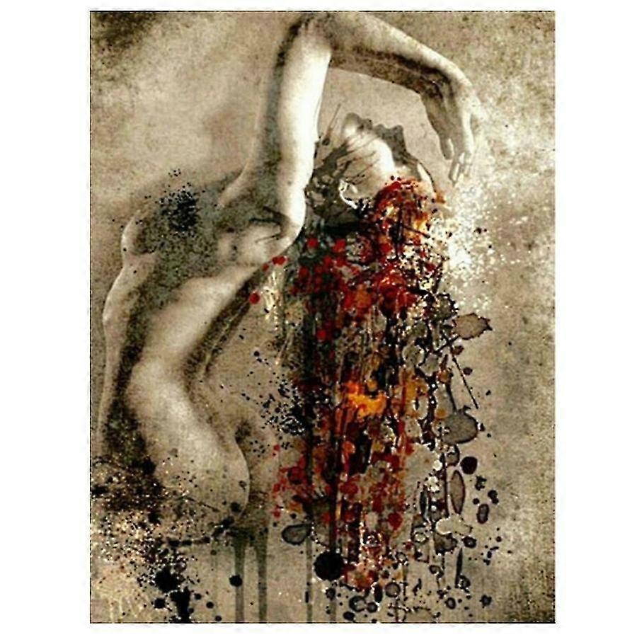 كامل جولة الماس اللوحة مثير امرأة الماس التطريز حجر الراين الفن التجريدي فسيفساء الصورة بالأرقام