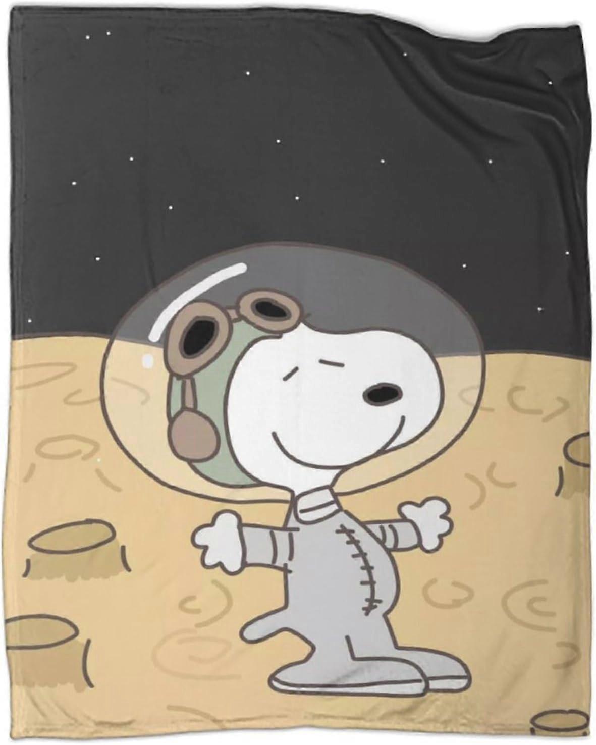 Snoopy Throw Blanket, Sofa Throws,Soft Decorative Anime Movies Pattern Throws for Sofa-WVNY422
