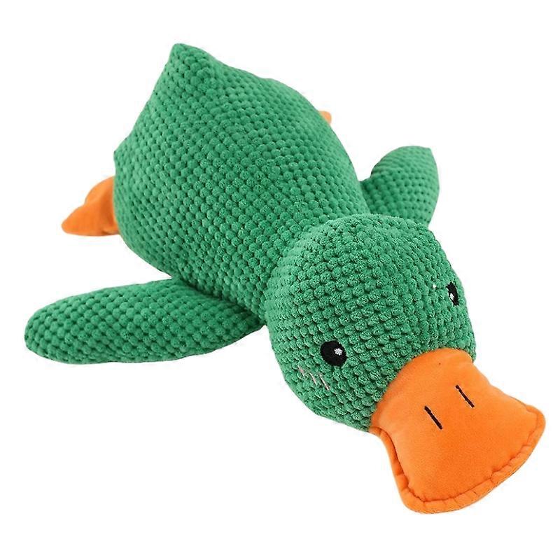 The Mellow Dog Calming Duck Dog Stuffed Animals Chew Toy Durable Squeaky Dog Toys Wild Goose Chew Toy for Indoor Puppy