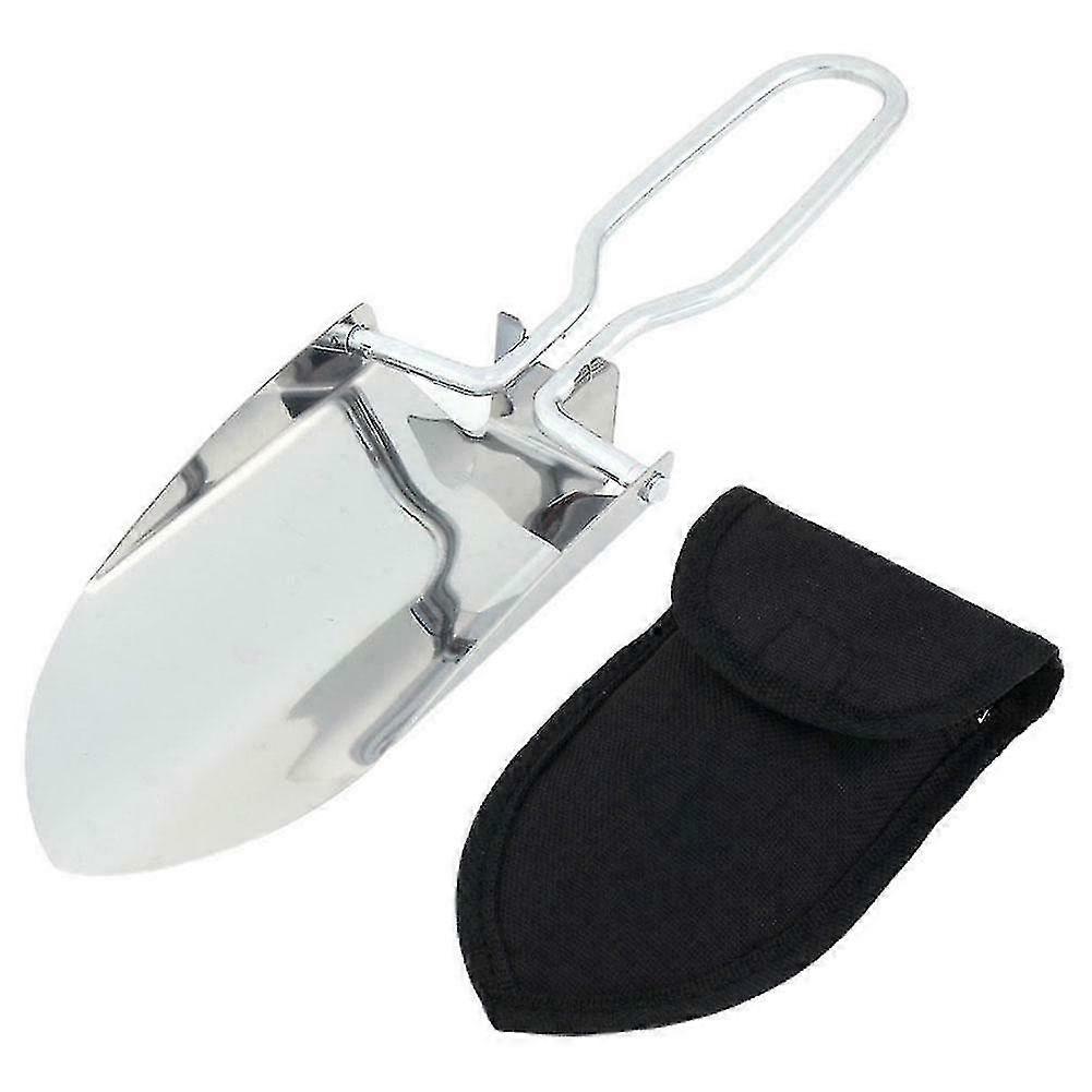 مصغرة الصلب للطي للطي مجرفة التخييم المجرف أداة W حديقة (الفضة) (1PCS)