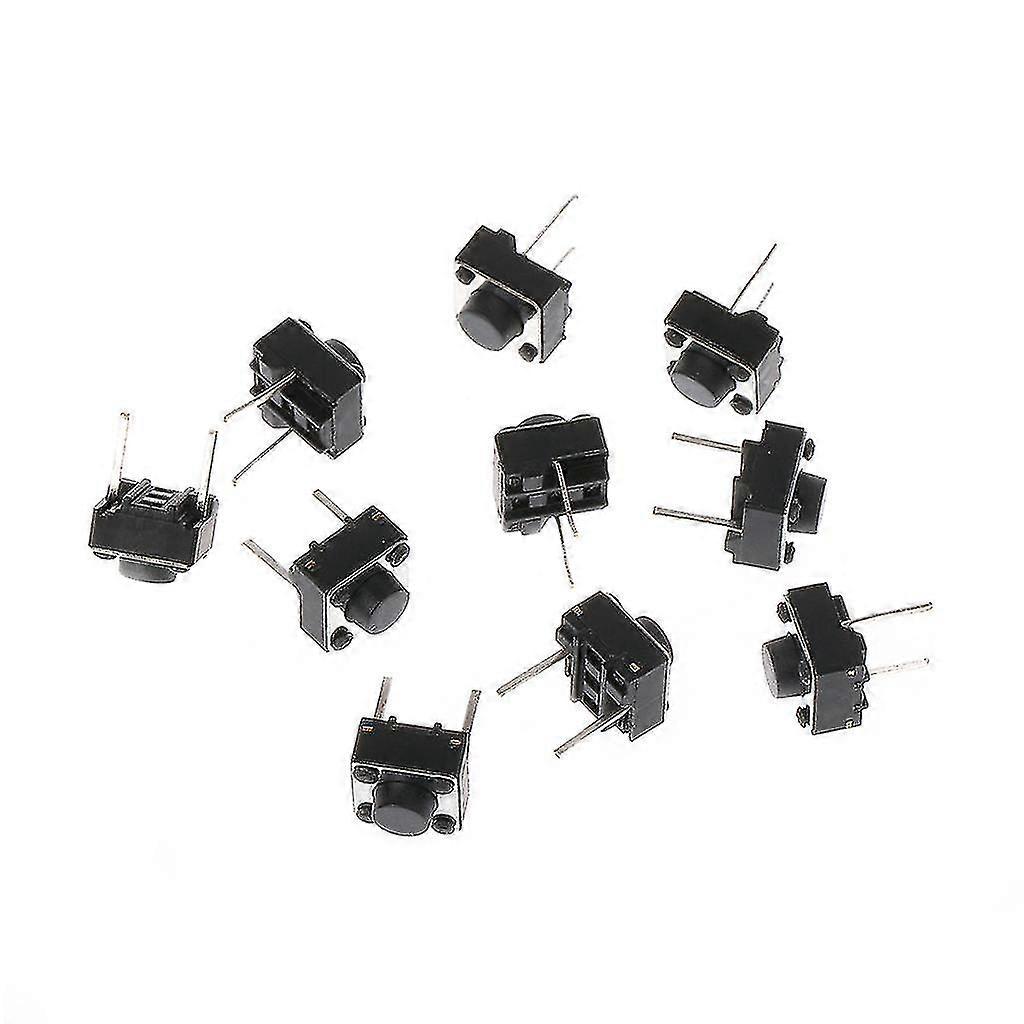 100 Pcs 6x6x5mm 2 Pin Micro Momentary Push Button Tactile Switch
