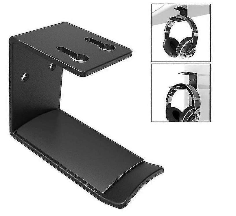 Dww-metal Headphone Bracket Headphone Hook Headset Hanger Headset Multi-functional Office Storage Bracket