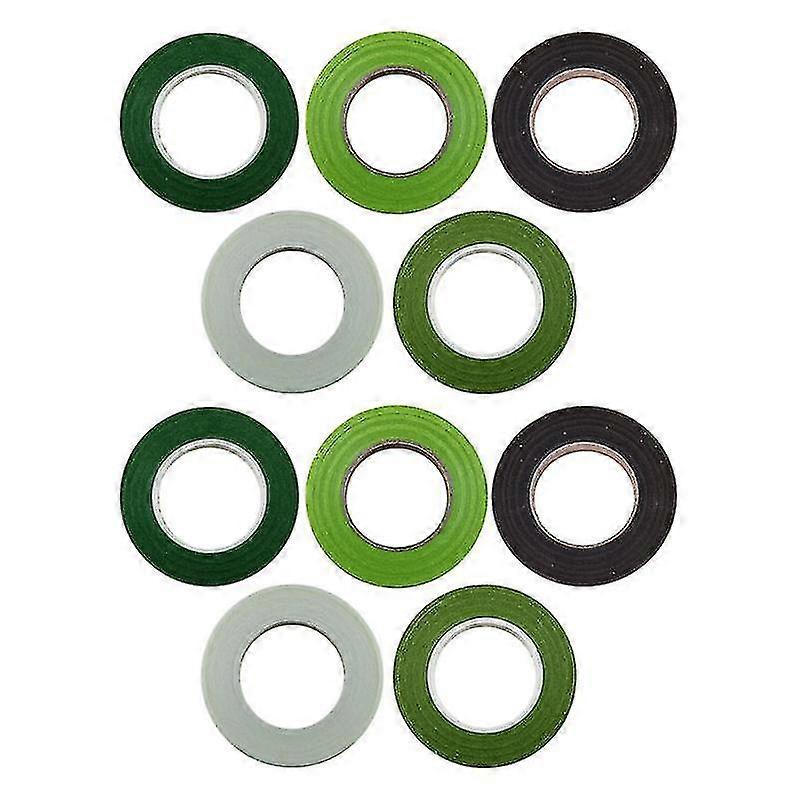 10pcs Floral Tape Flower Stem Tape Floral Diy Tape Paper Tape Floral Making Tool