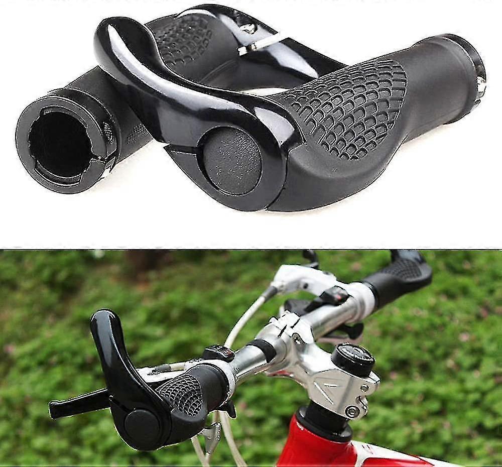 Bicycle Handlebar Grips Handlebar Grips Mountain Bike Cycling Handlebar Grips Comfortable Non-slip Rubber