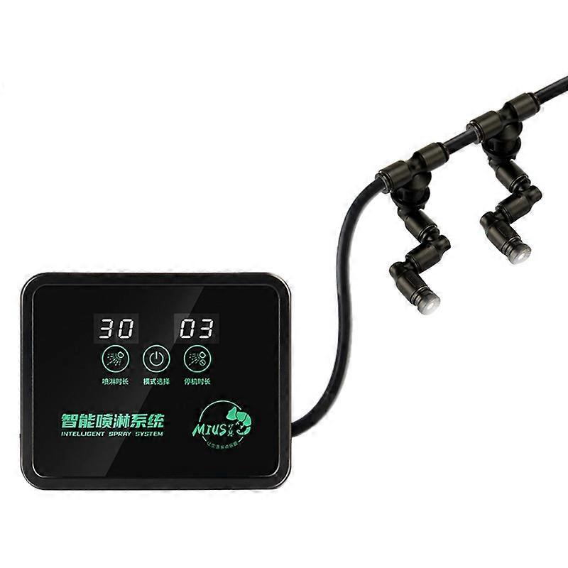 Intelligent Automatic Mist Spray System Set Electronic Timer LCD Screen Sprinkler Controller Terra