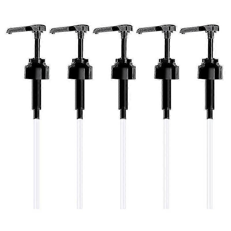 5 Pcs Kitchen Syrup Pump Liquid Dispenser Juice Bottle Pumps Replacement