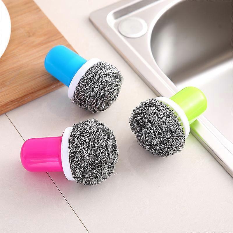 Stainless Steel Reusable Dishwashing Brush