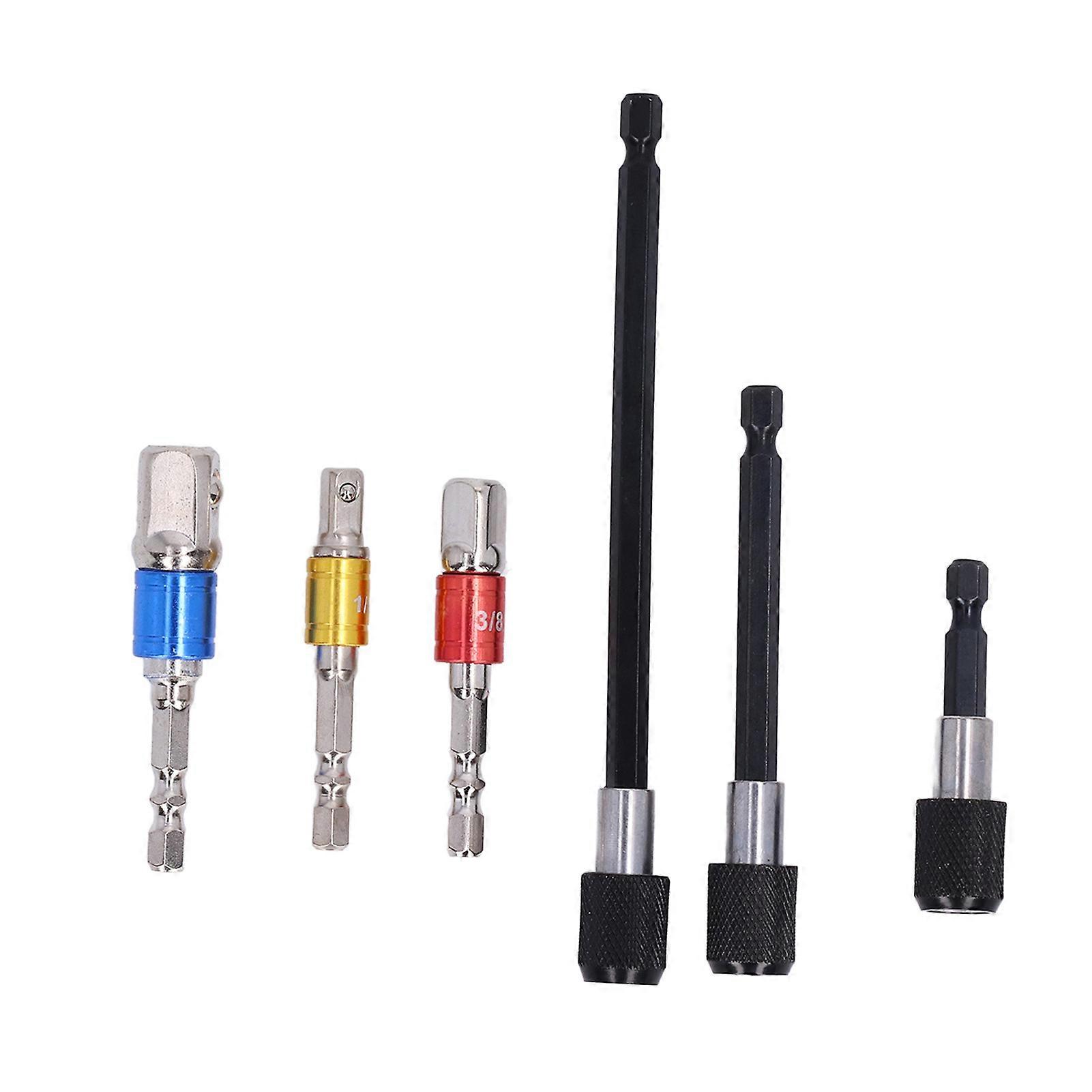 1/4in Hex Shank Bit Adapter Extensión magnética Chuck Screwdriver Socket Bit Holder Kit