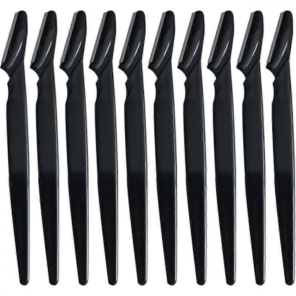 10x eyebrow razors - black Black