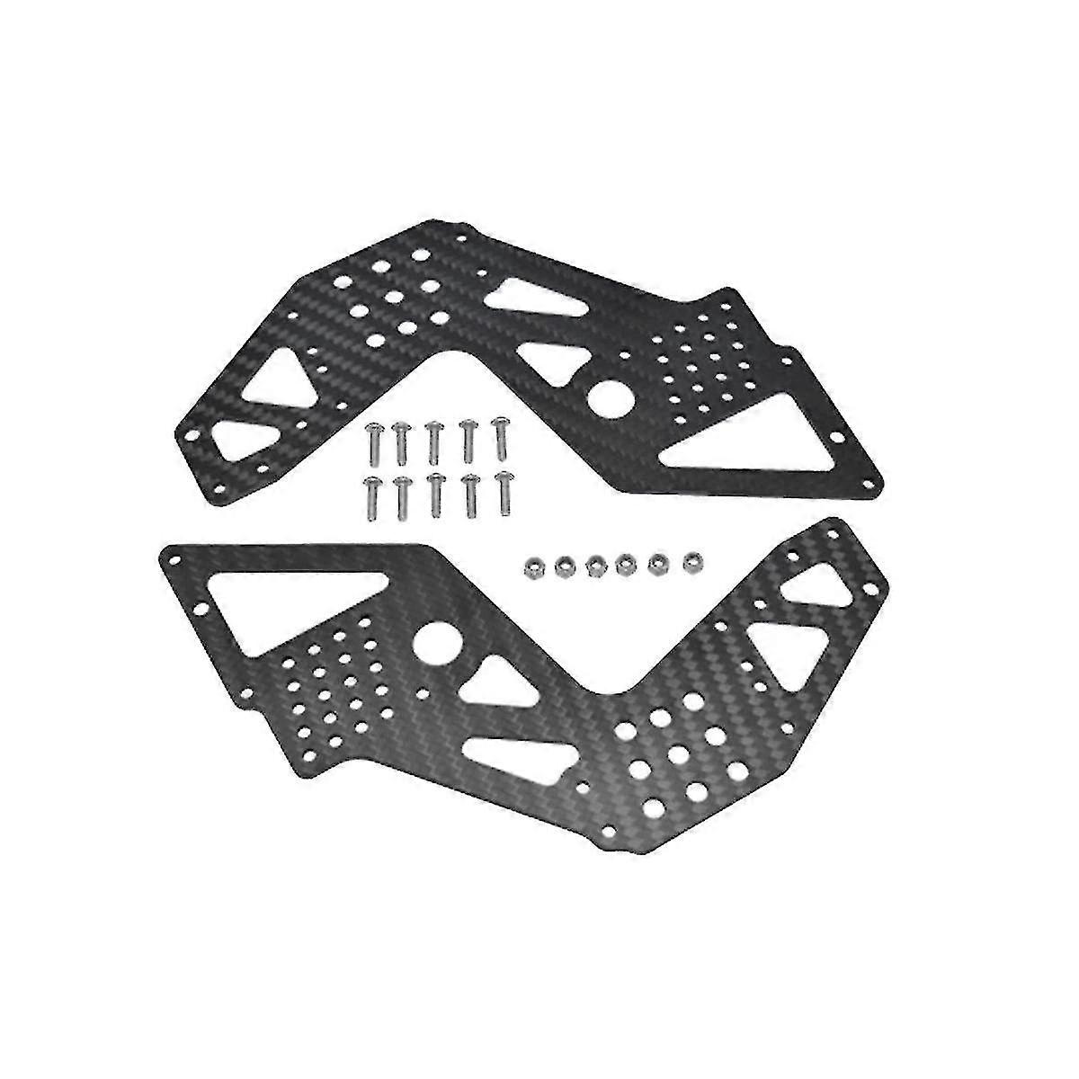 Carbon Fiber Front/rear Universal Side Protection Plate Compatible 1/8 Solid Axle 4wd