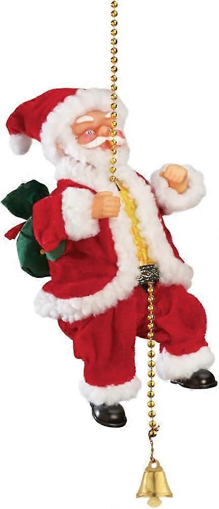 Animated Musical Climbing Santa on Chain