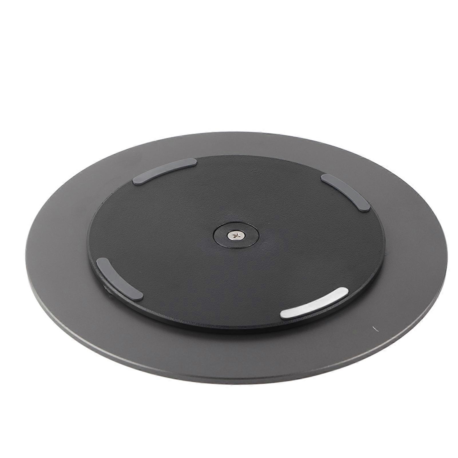 Rotierender Computermonitorfuß um 360 Grad, tiefgrau, matt, Ständer aus Aluminiumlegierung