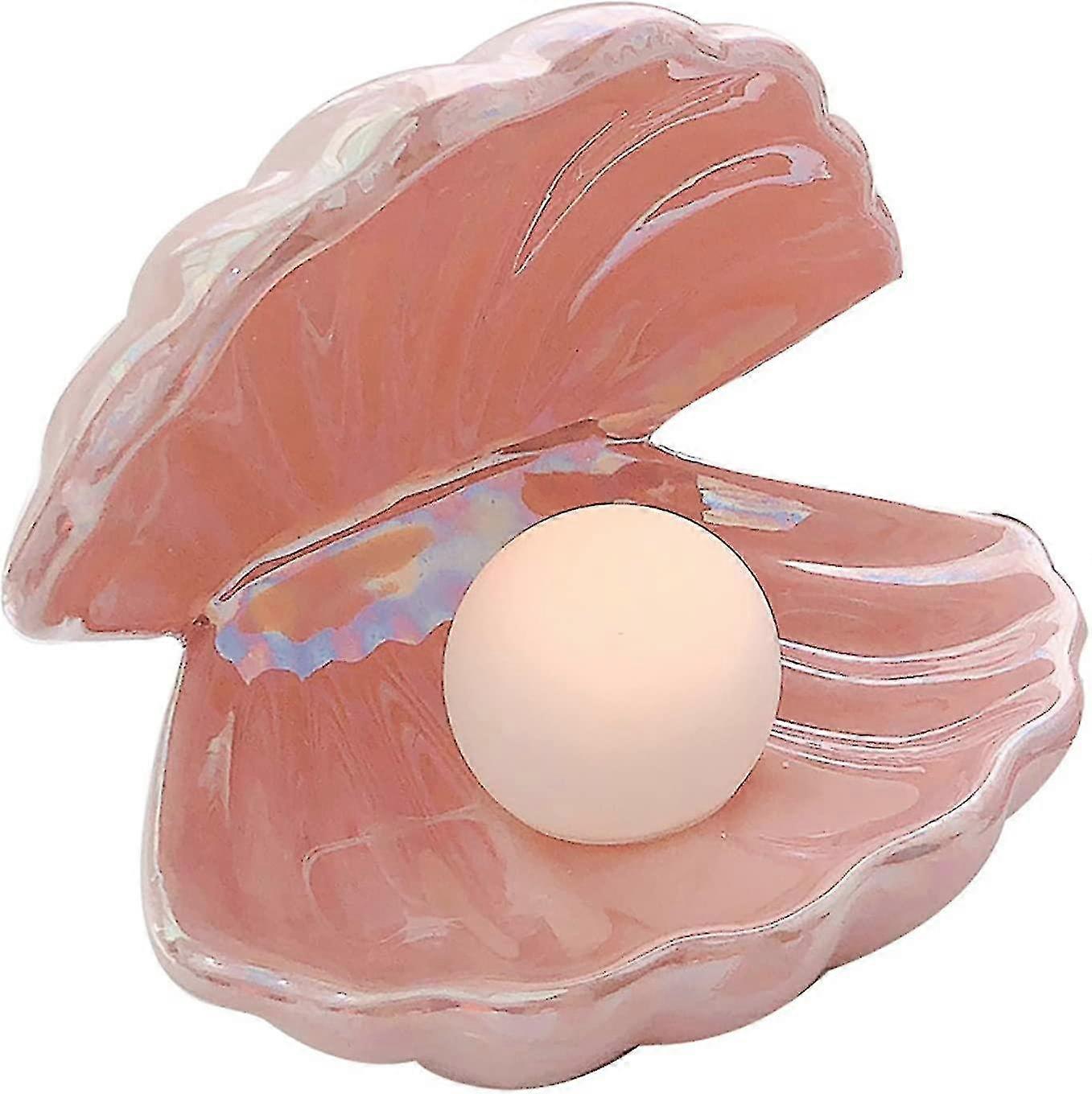 Shell Pearl Design Night Light Bedside Night Lamp(pink) A