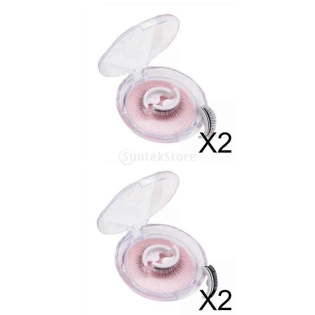 4 Pairs Long Lasting Reusable Self Adhesive False Eyelashes