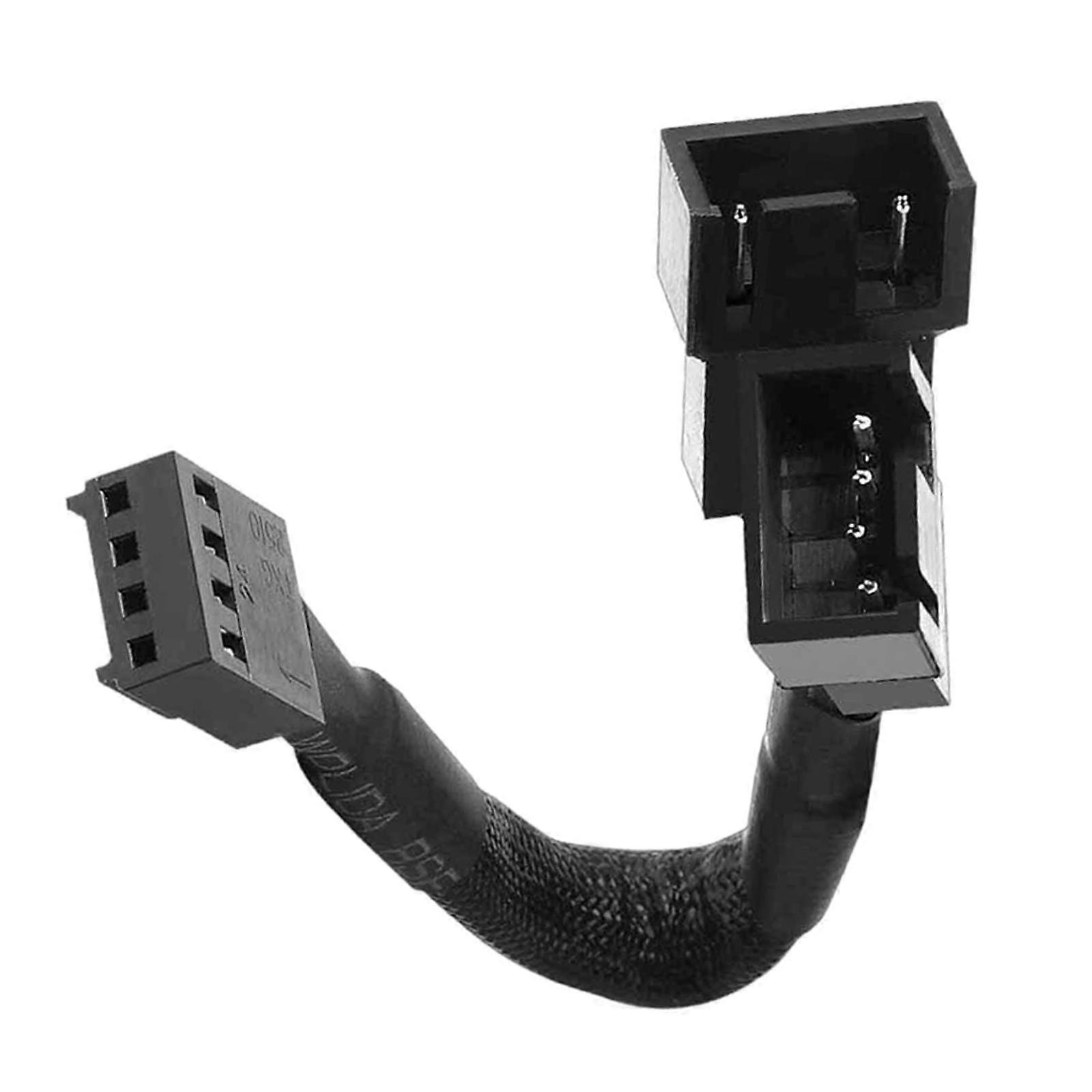 Portable PC Temperature Control Cable Computer Fan 4-Pin Adapter 160mm