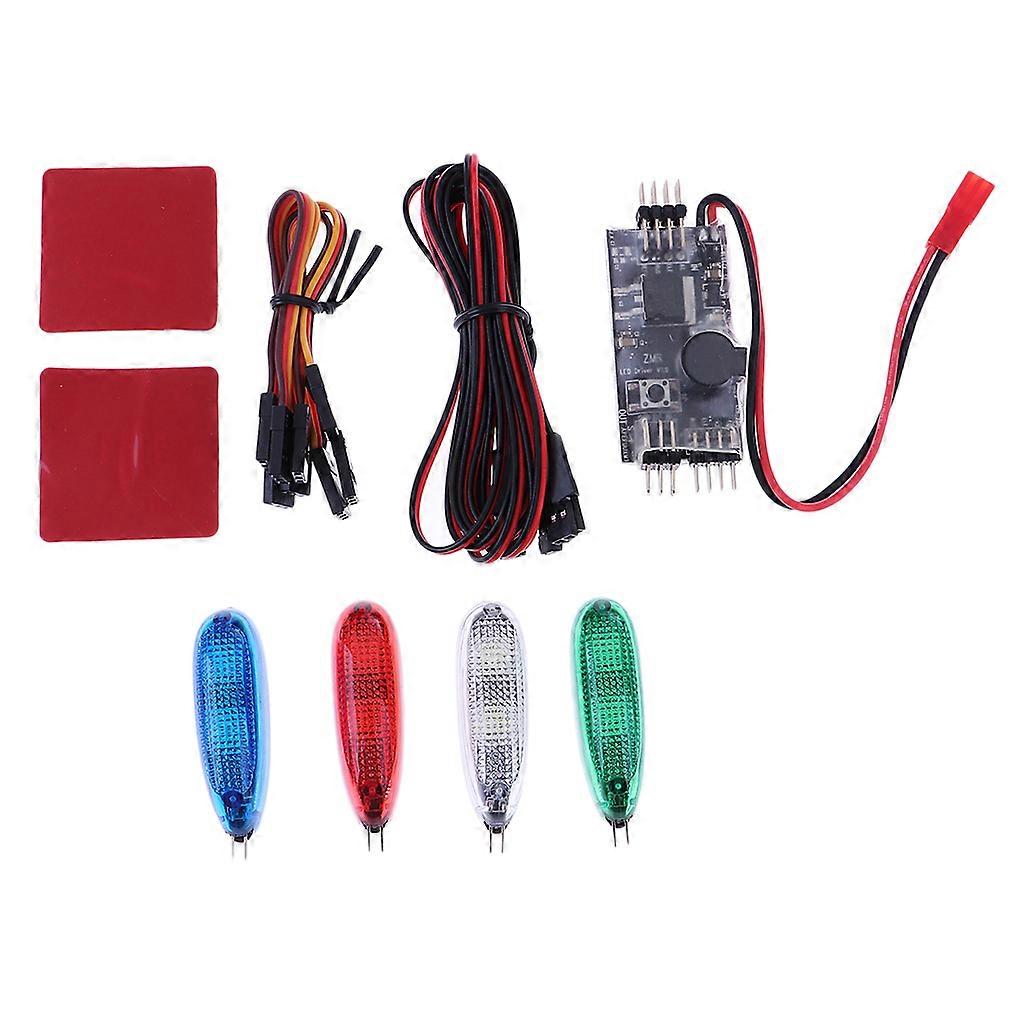 FPV RC Drone Quads Intelligent Navigation Light Lamp 12V RGB for Fixed Wings