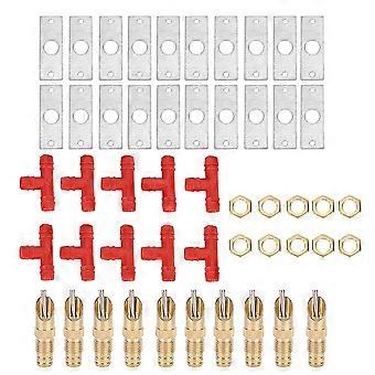 Automatic Drinker Nipple Waterer 10Pcs for Fox Rabbit Cage Accessories
