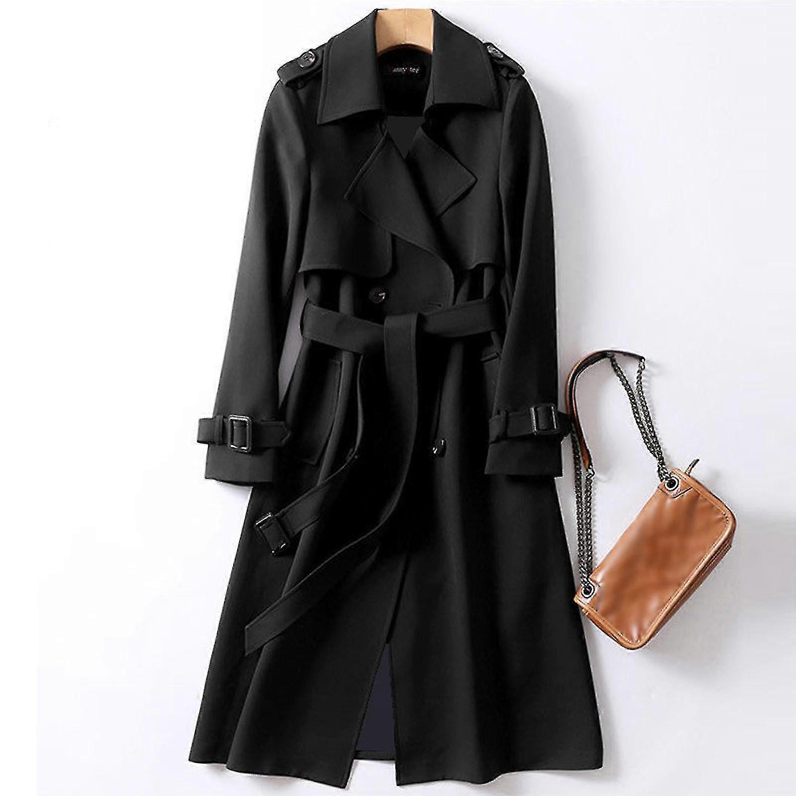 Women's Slim Long Trench Coat