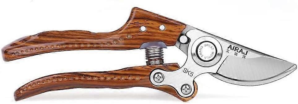 Secateurs With Wooden Handle Secateurs Sharp Scissors Max Cutting Diameter 22 Mm Garden Cutting Tool