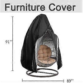 Copertura Per Sedia A Uovo Sospesa: Impermeabile E Resistente Ai Raggi UV – Oxford 190x115 Cm - 5