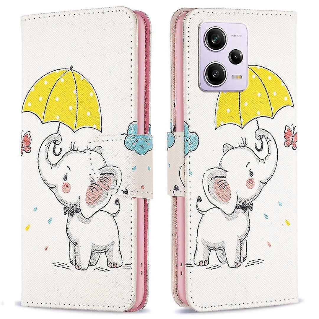 For Xiaomi Redmi Note 12 Pro 5g / Note 12 Pro Speed 5g / Poco X5 Pro 5g Pattern Printing Wallet Case Pu Leather Flip Protective Cover With Stand