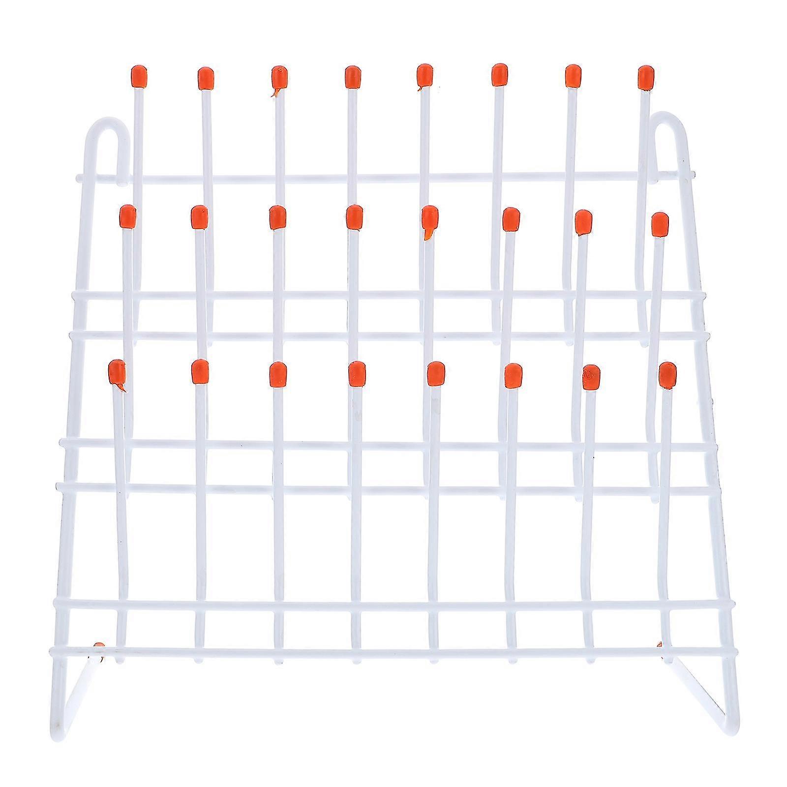 Foldable Dish Drying Rack Plastic Test Tube Rack for Laboratory