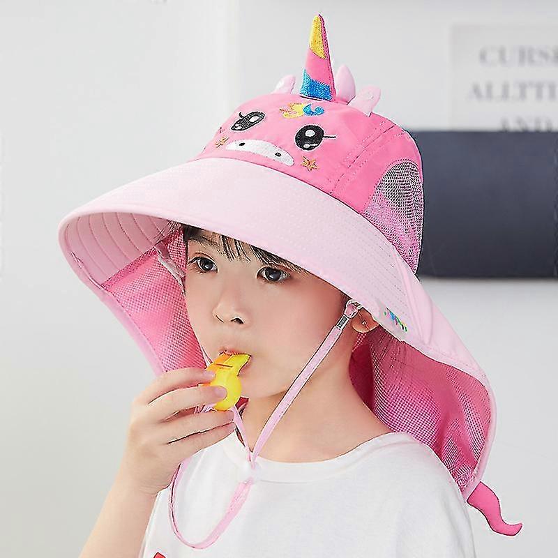 Barn solhatt Bred Brim Upf 2000 Sunshade Skyddshatt