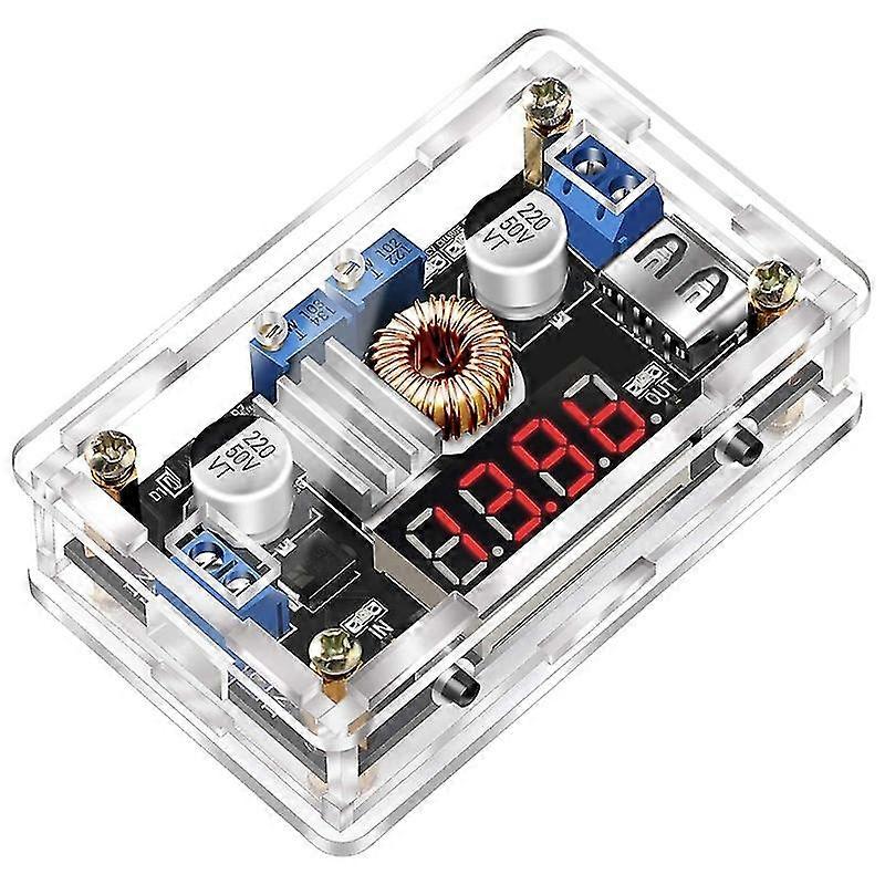 LM2596 DC-DC Buck Converter 3 Pack – Adjustable 4-40V To 1.5-35V, 3A Max With LED Voltmeter Display