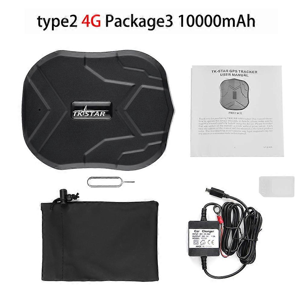 TKSTAR 2G 4G 10000mAh Localizzatore GPS per auto TK905 TK915 Localizzatore GPS in standby lungo Magnete automatico APP Web gratuita accessori elett...