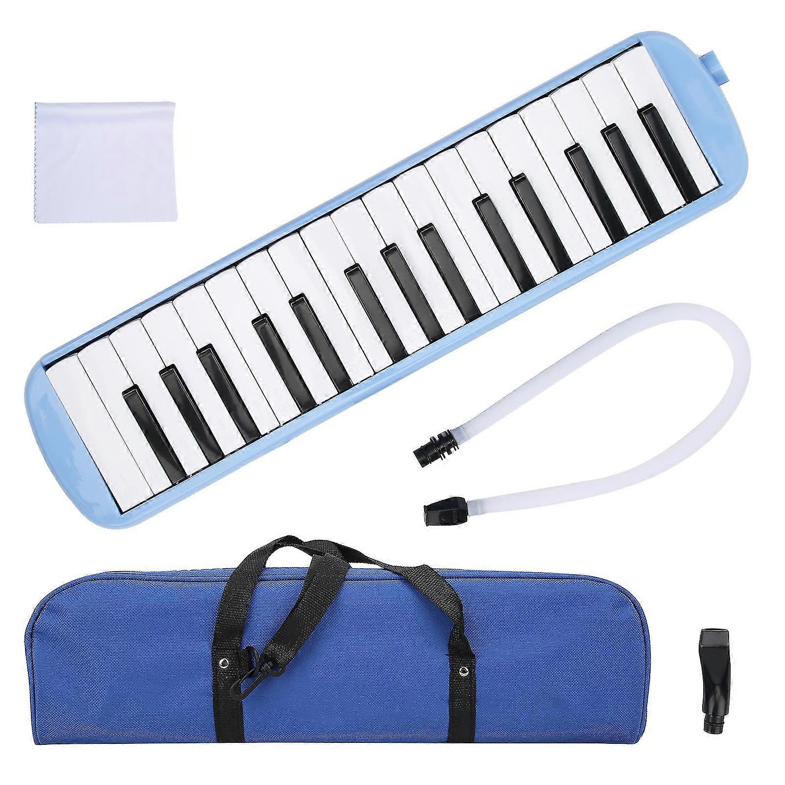 Beginner Music Training Kit - 32 Key ABS Wind Black and White Melodica