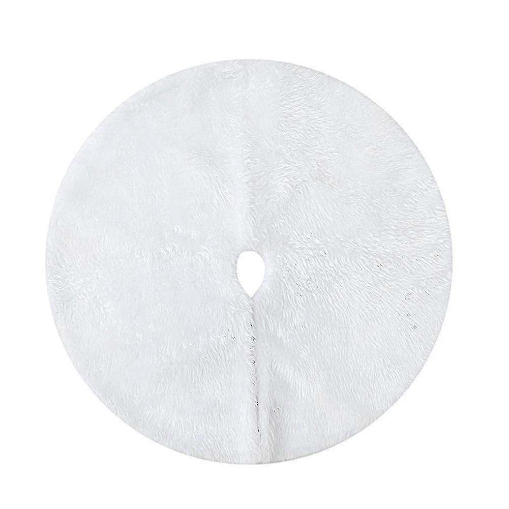 クリスマスの装飾の休日のためのクリスマスツリースカート大きな白ぬいぐるみクリスマスツリースカート