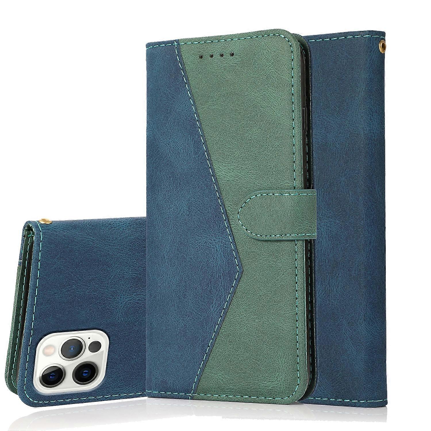 Dual-color Leather Case For iPhone 15 Pro Max