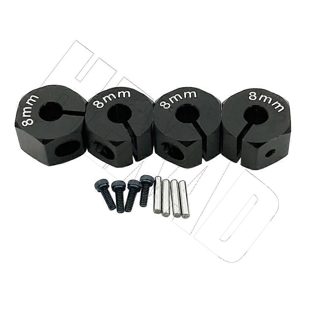 Aluminum 5/6/7/8/9/10/11/12mm Adapter Hex 12mm Drive Hub with Pin Screws for RC Auto Track Truck HSP HPI Tamiya Traxxas Slash