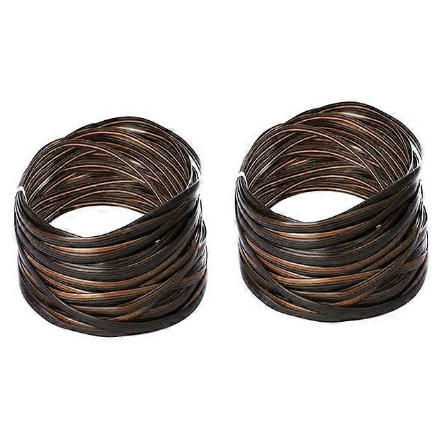 Coffee Gradient Flat Synthetic Rattan Repair Material Rattan Wicker Repair Kit For Knit And Chair Table Furniture Repair