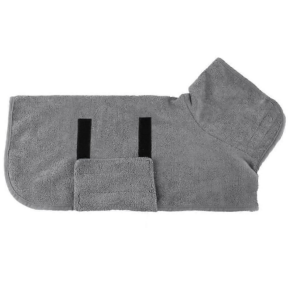 Dog Drying Coat Bath Towel, Microfiber Material Quick Drying Super Absorbent Dog Bathrobe
