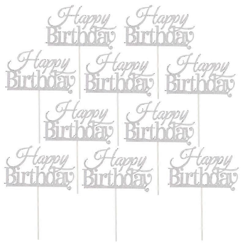 The New 10pcs Birthday Cake Decorations