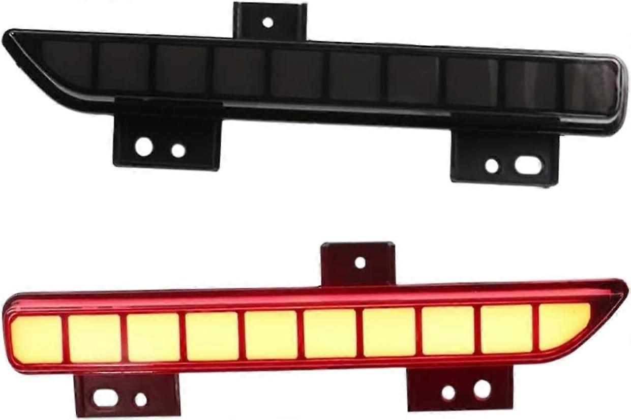 Car Flashing 1 Set Compatible for Raptor SVT F150 2017 2018 2019 2020 LED Rear Bumper Reflector Light Fog Lamp Brake Turn Signal Lamp (Color : Model B