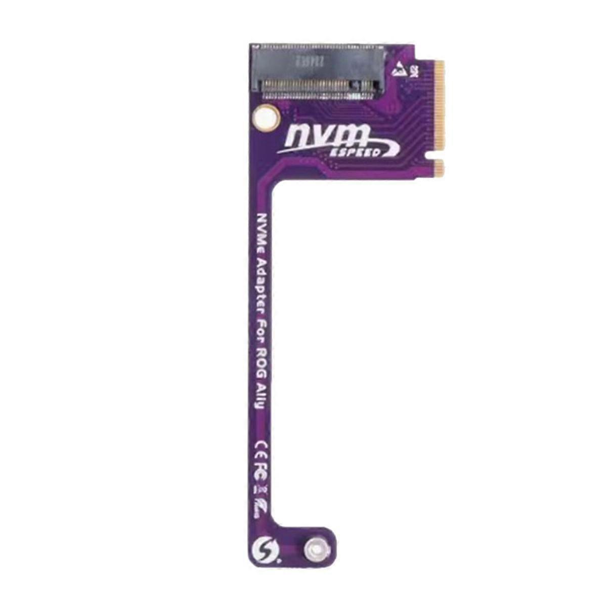For Ally M.2 NVME Transfer Card 2230 to 2280 NVME 90 M2 Adapter Card for Ally Modified Game Accessories