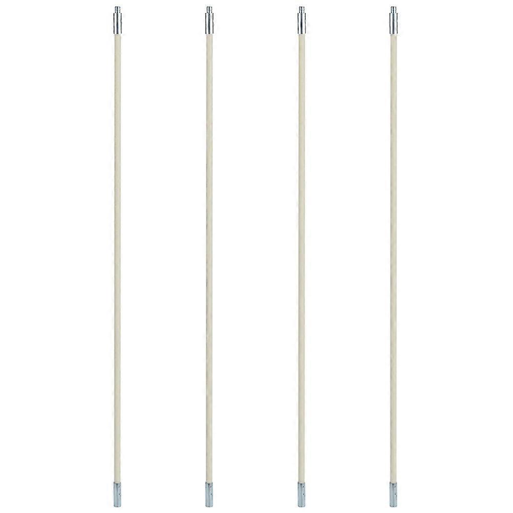 4pcs Professional Chimney Cleaning Brush Rods Practical Dryer Vent Brush Rods