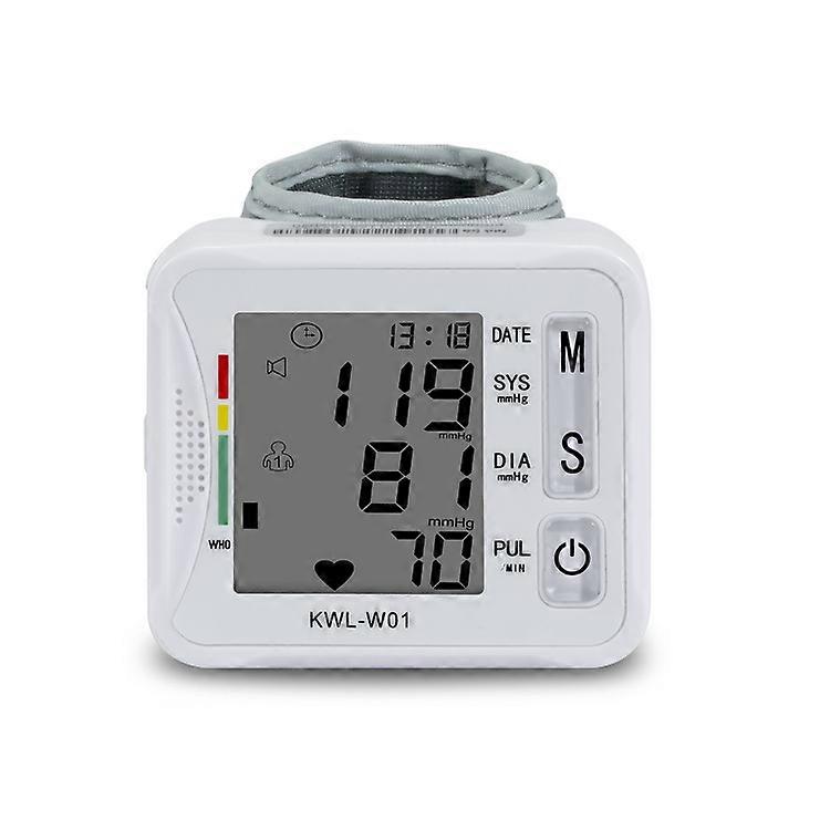 Monitor Automatico Digitale Della Pressione Sanguigna Da Polso Retroilluminato Voice Cuff Machine